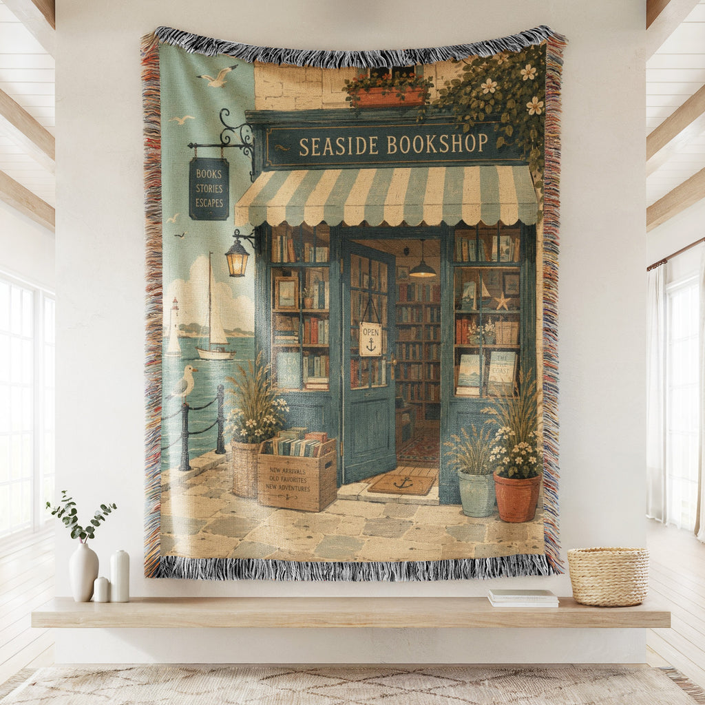 The Seaside Bookshop Blanket