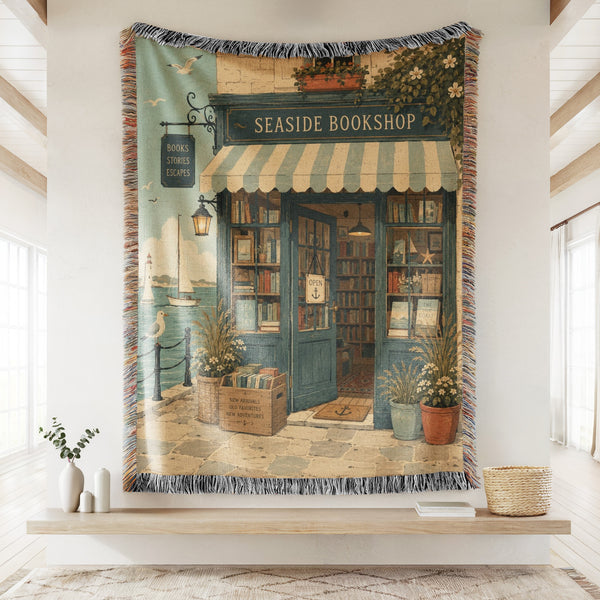 The Seaside Bookshop Blanket