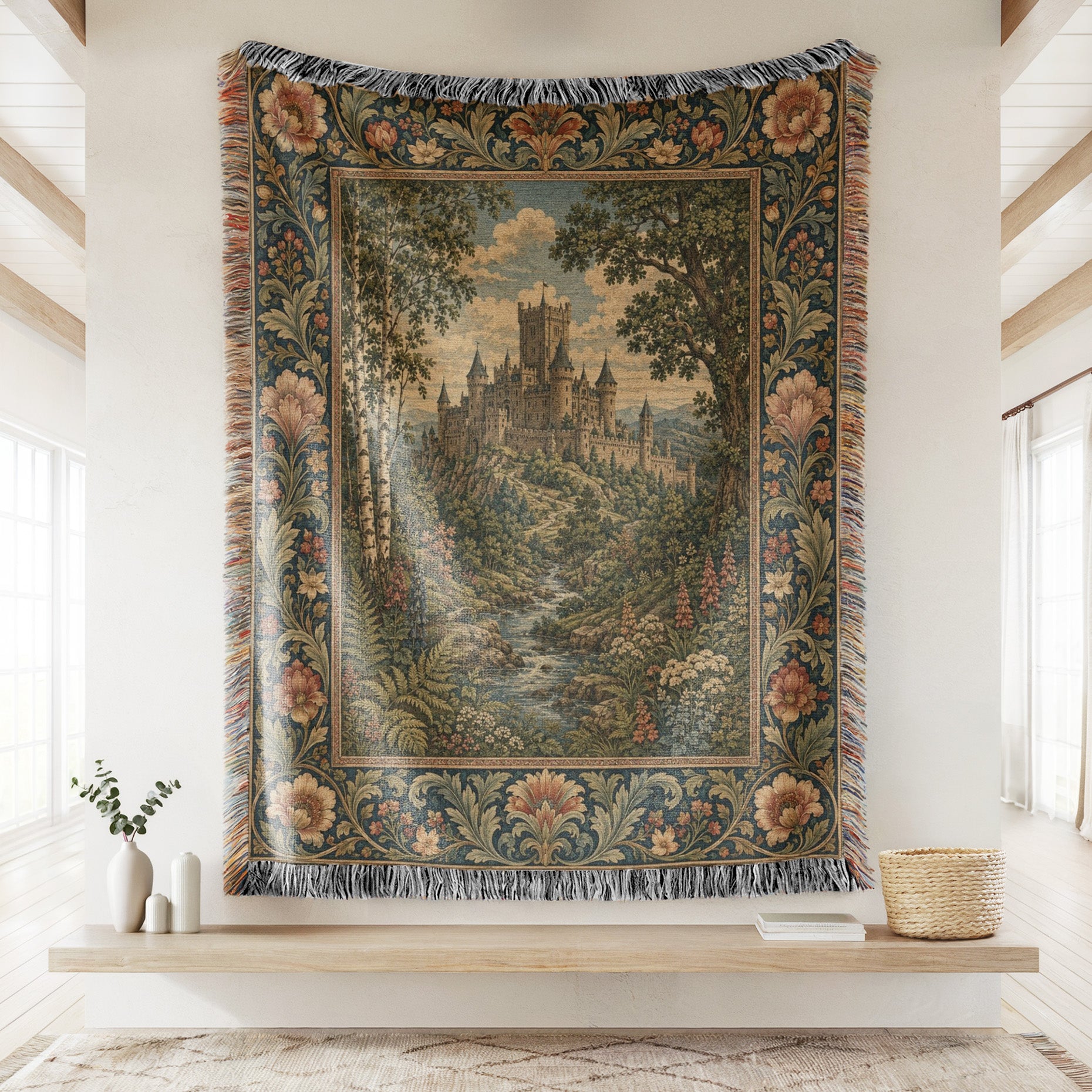 The Wildflower Castle Keep Blanket Secondary image