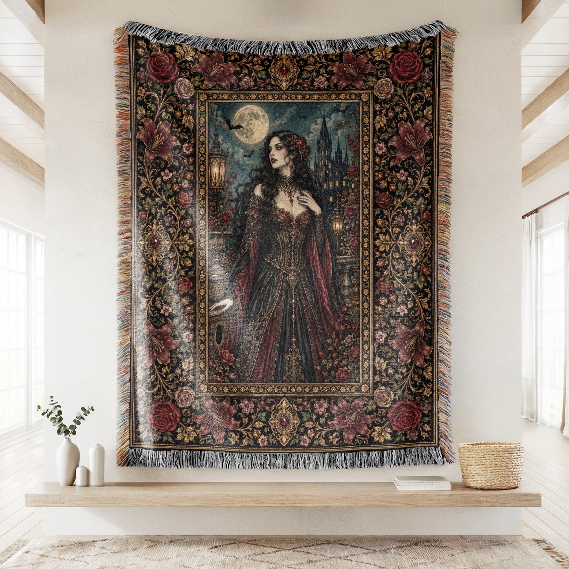 Crimson Vampire Countess Blanket Secondary image