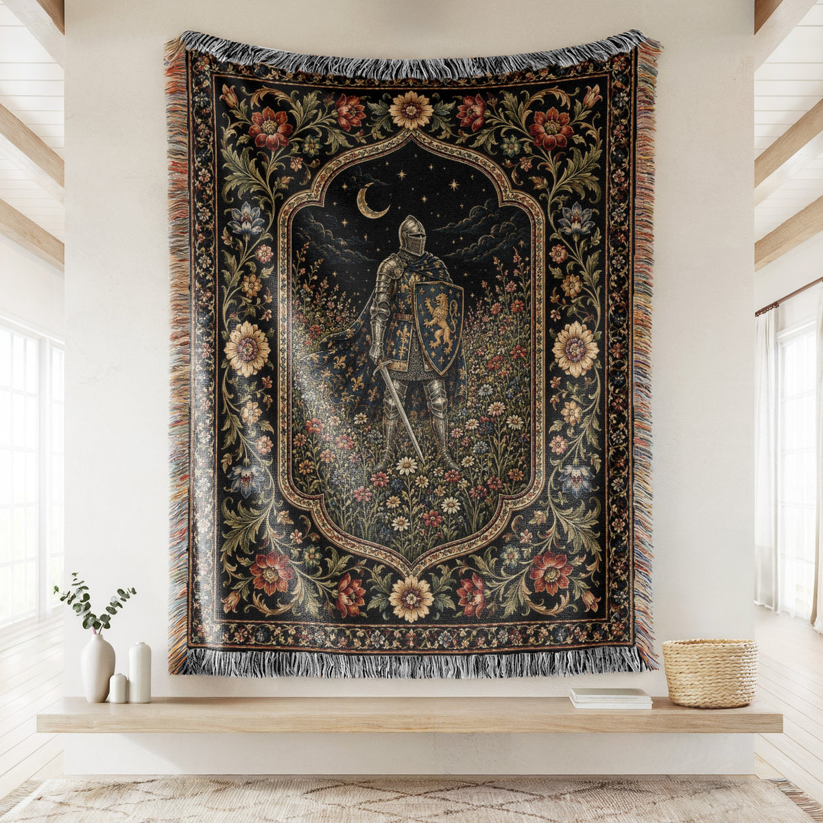 The Lion of the Crescent Moon Blanket