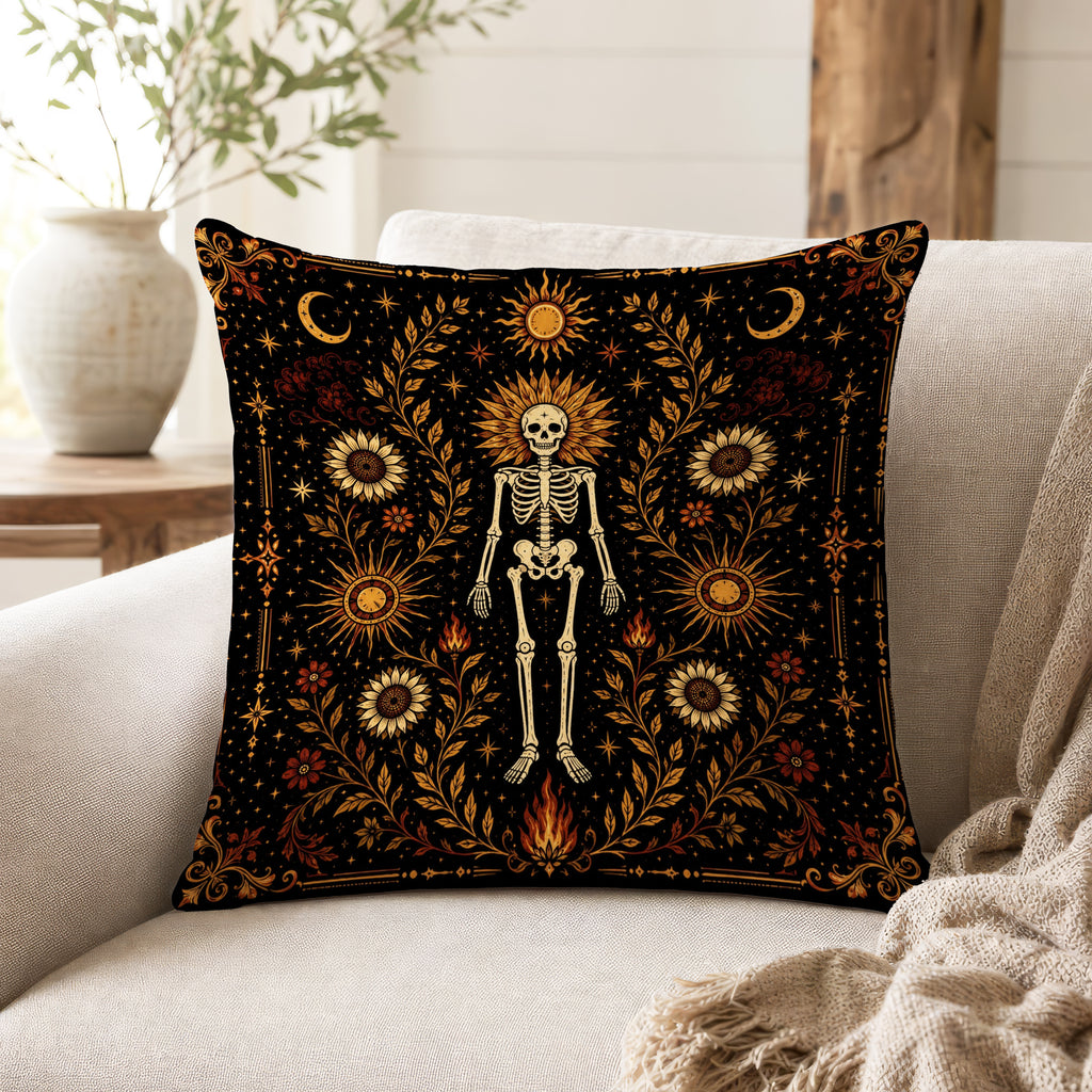 The Solar Crown – Leo Gothic Zodiac Pillow