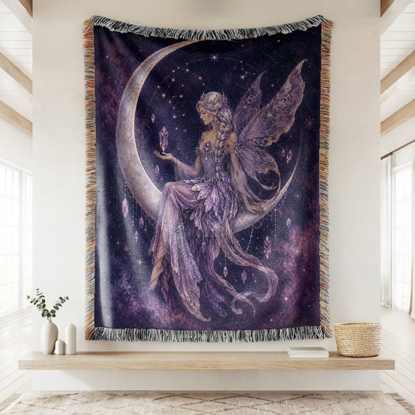 Amethyst Crescent Fairy Blanket