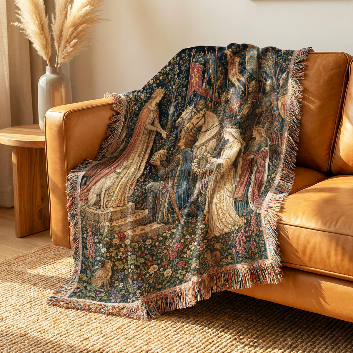 The Lady’s Courtly Tribute Blanket