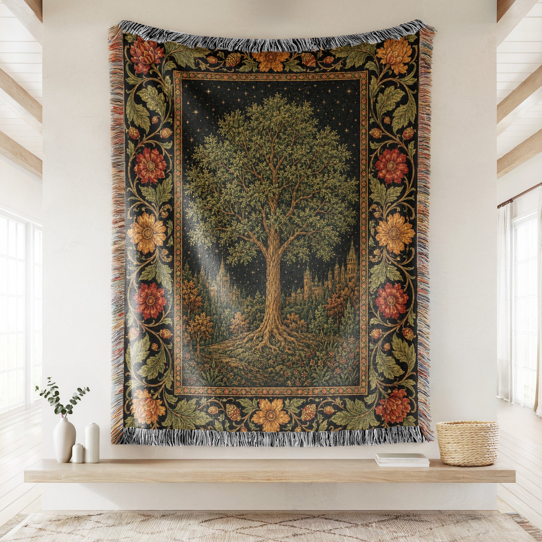 Autumn Kingdom Tree Blanket Secondary image