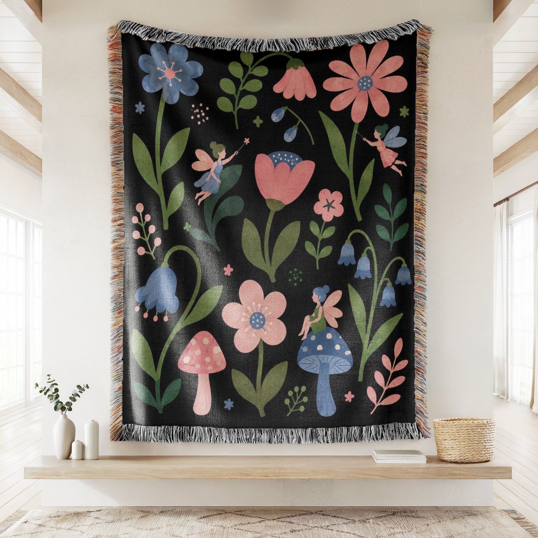 Fairies of the Flower Patch Blanket Secondary image