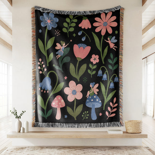 Fairies of the Flower Patch Blanket