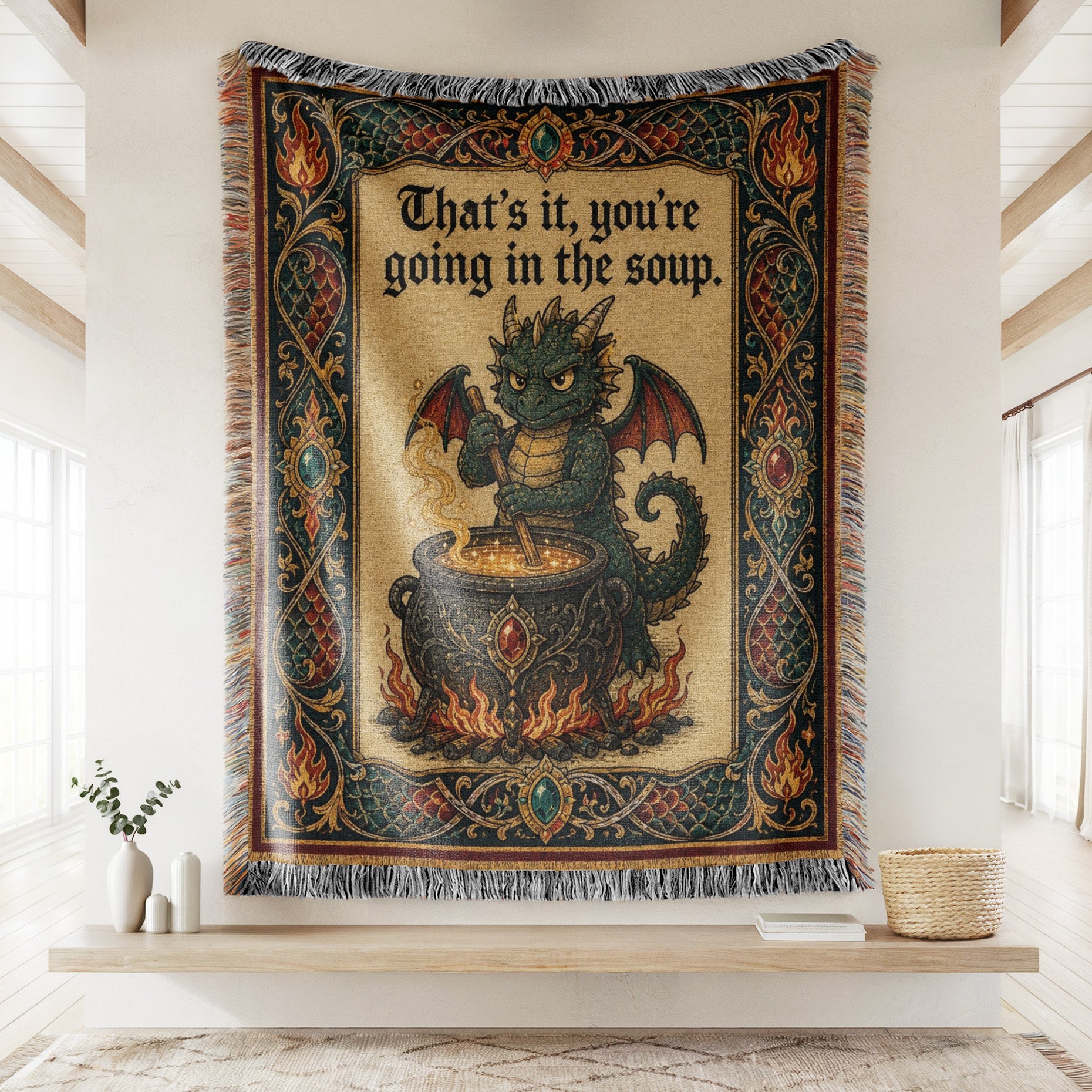 The Soup Pot Dragon Blanket Secondary image