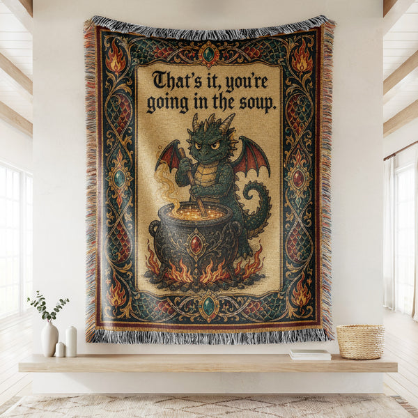 The Soup Pot Dragon Blanket