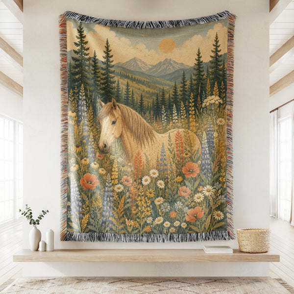 Mountain Wildflower Horse Blanket