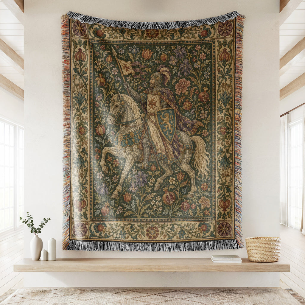 The Pomegranate Knight Blanket
