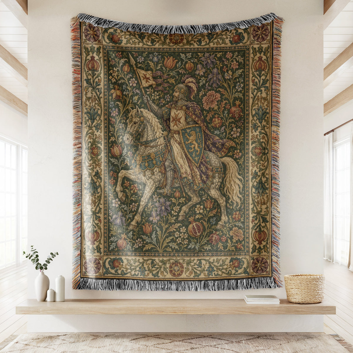 The Pomegranate Knight Blanket