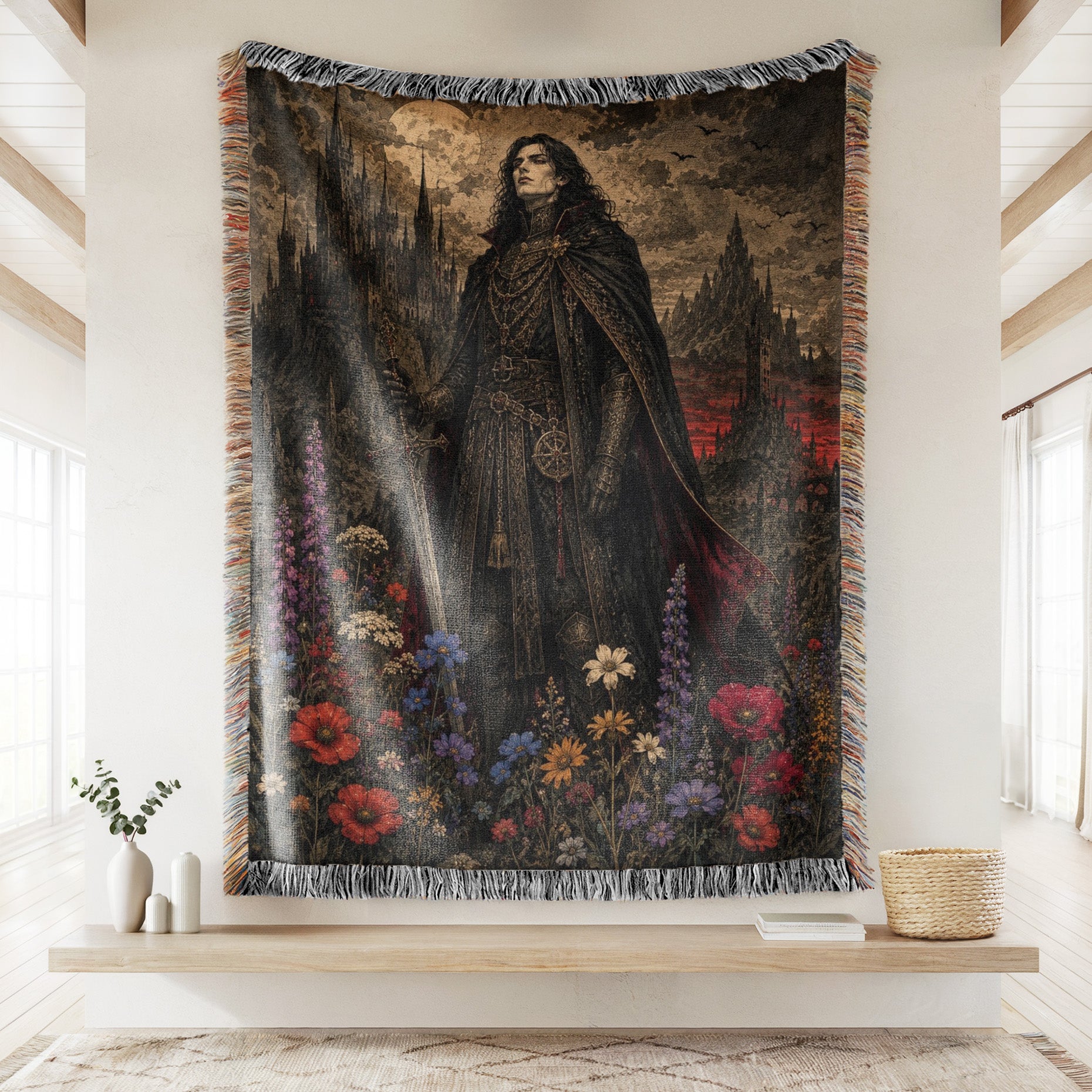 The Lord of the Crimson Vale Blanket Secondary image