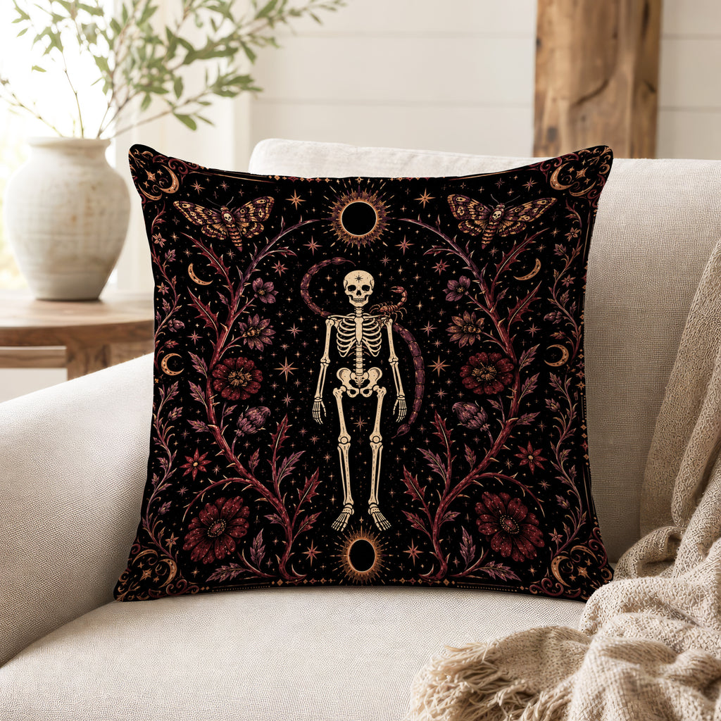 The Eclipse Scorpion – Scorpio Gothic Zodiac Pillow