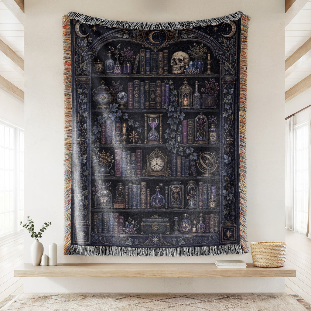 Midnight Alchemist Library Blanket