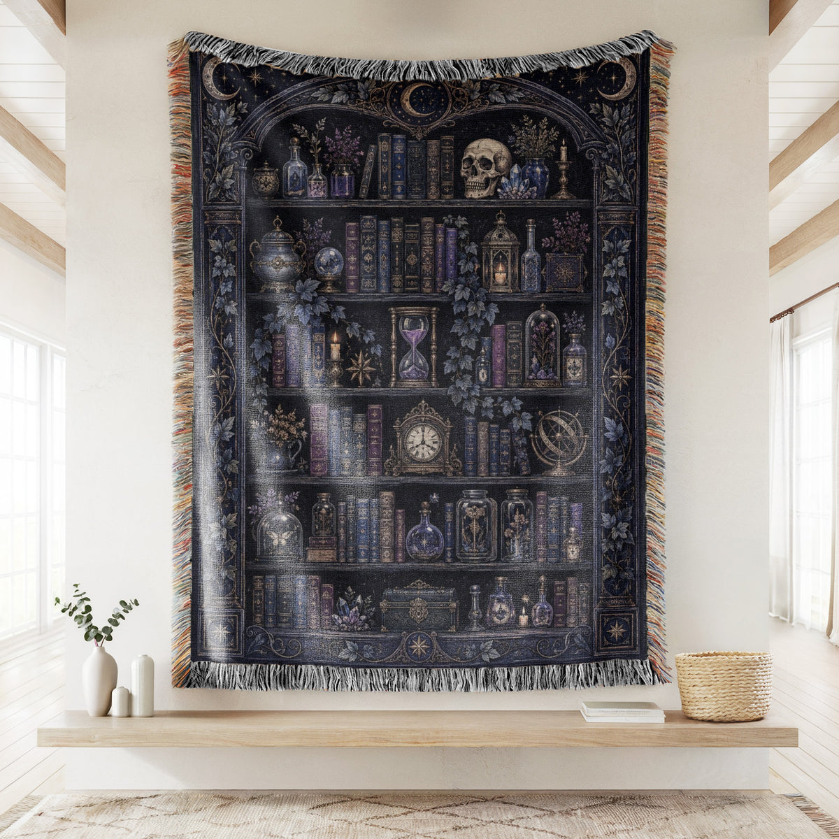 Midnight Alchemist Library Blanket