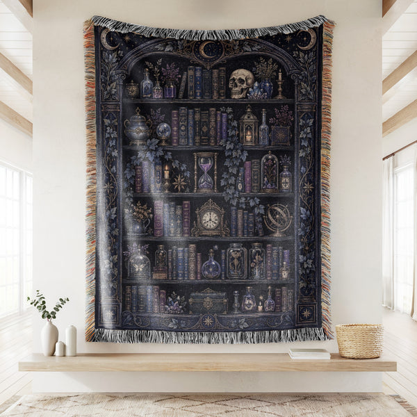 Midnight Alchemist Library Blanket