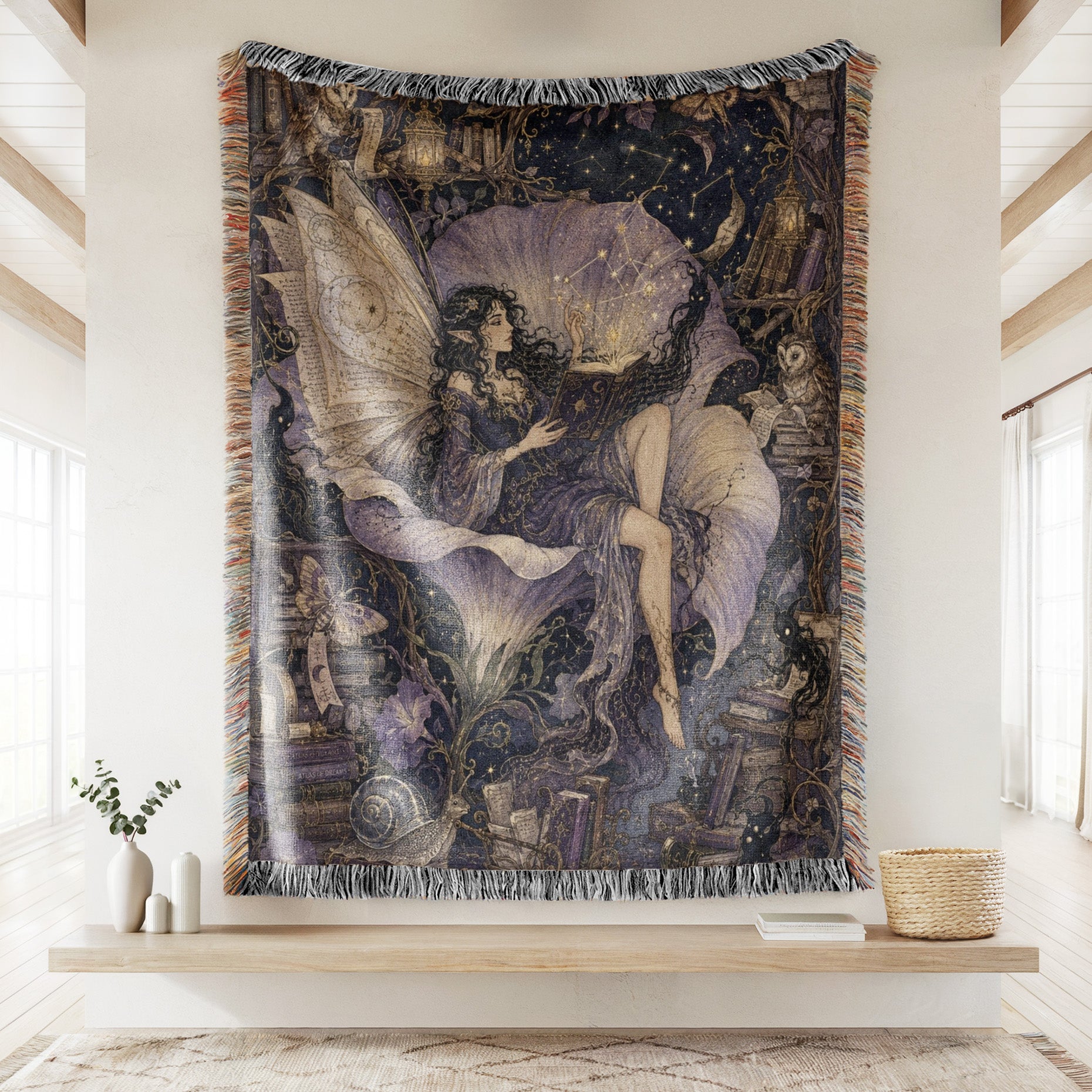 Midnight Library Fairy Blanket Secondary image