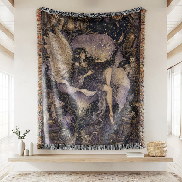 Midnight Library Fairy Blanket