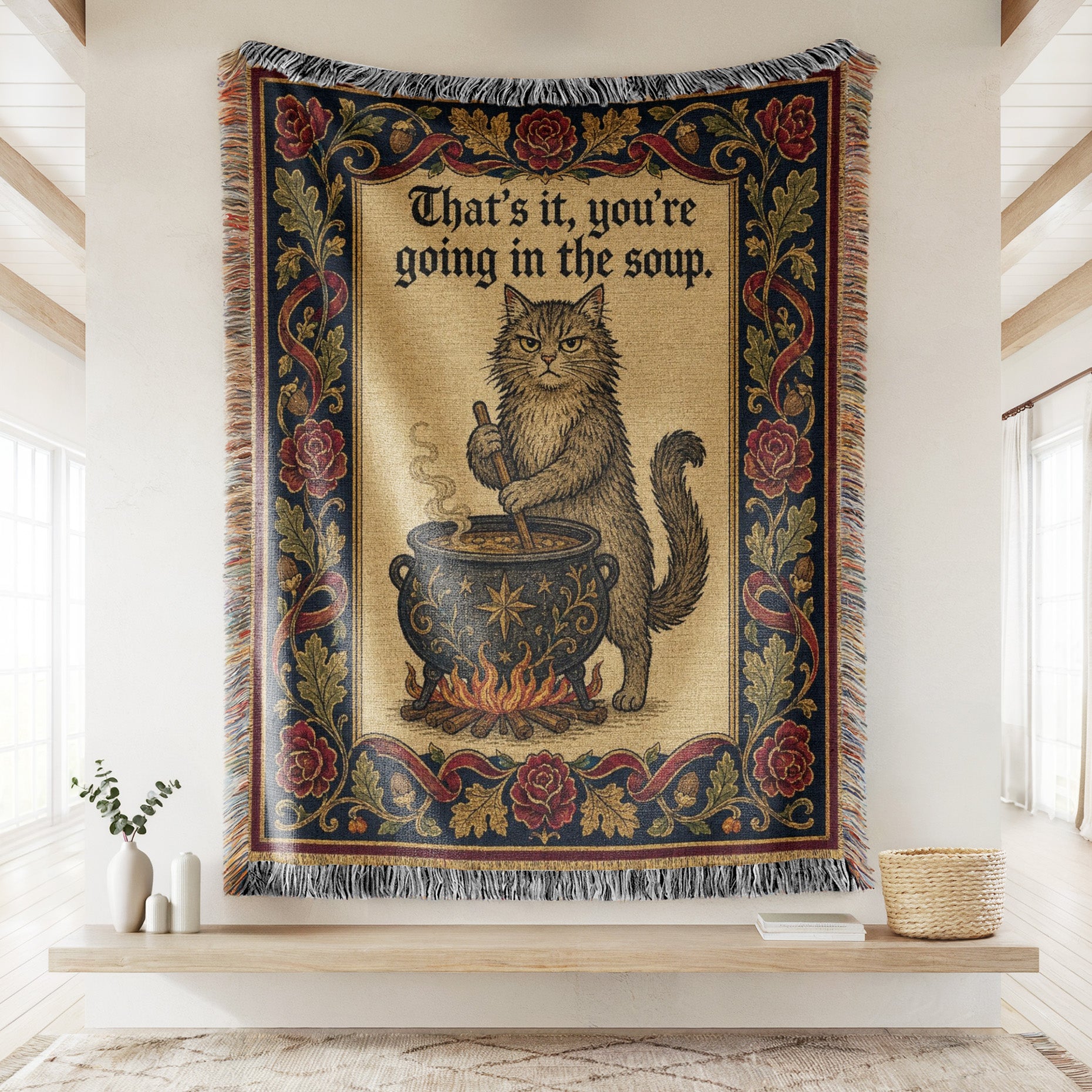 The Soup Pot Cat Blanket Secondary image