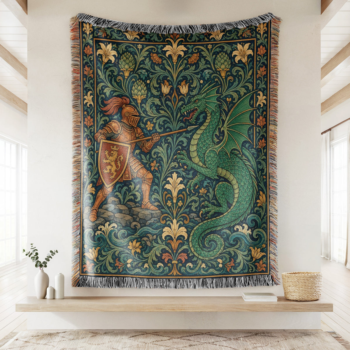 The Green Wyrm at the Water’s Edge Blanket