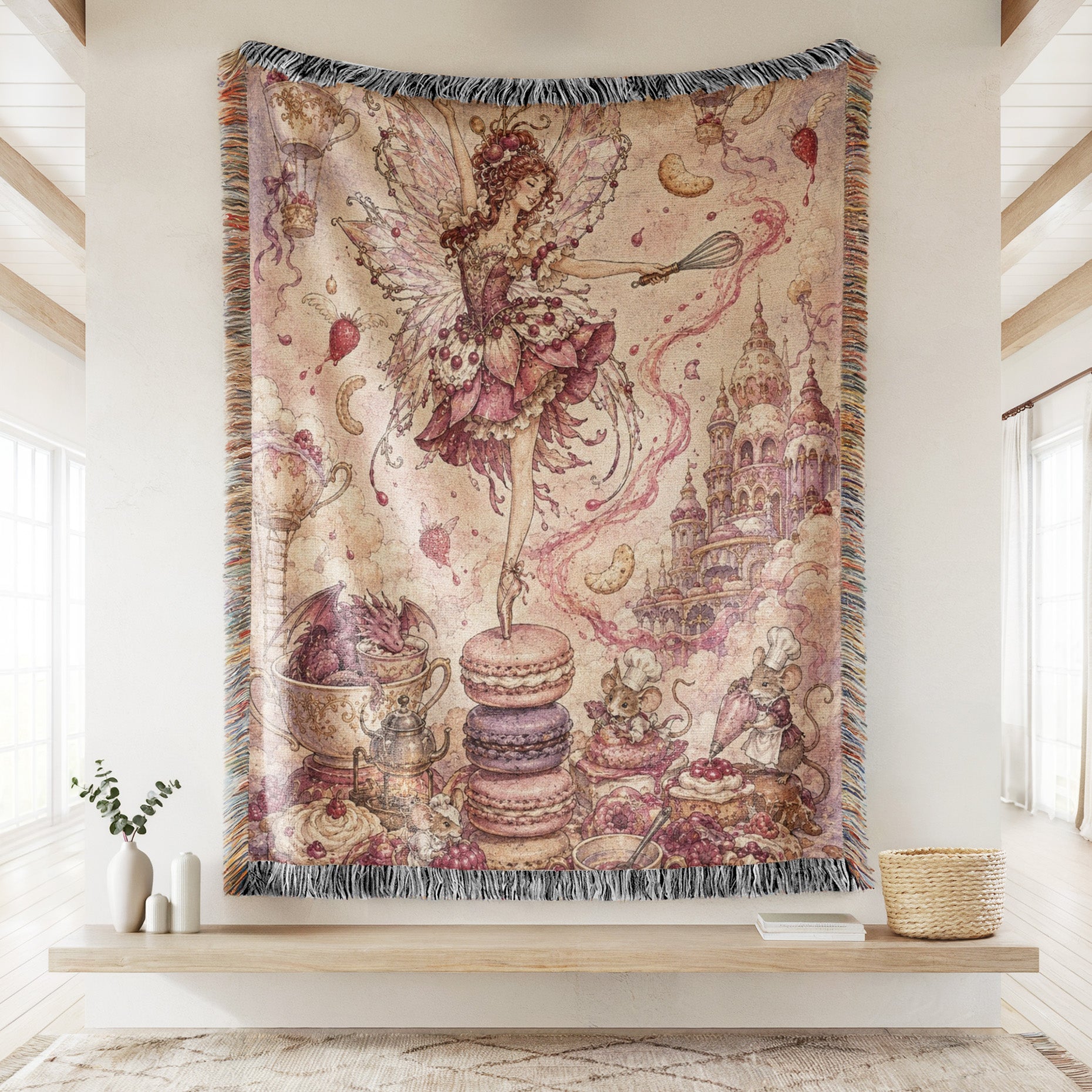 Macaron Fairy Patisserie Blanket Secondary image