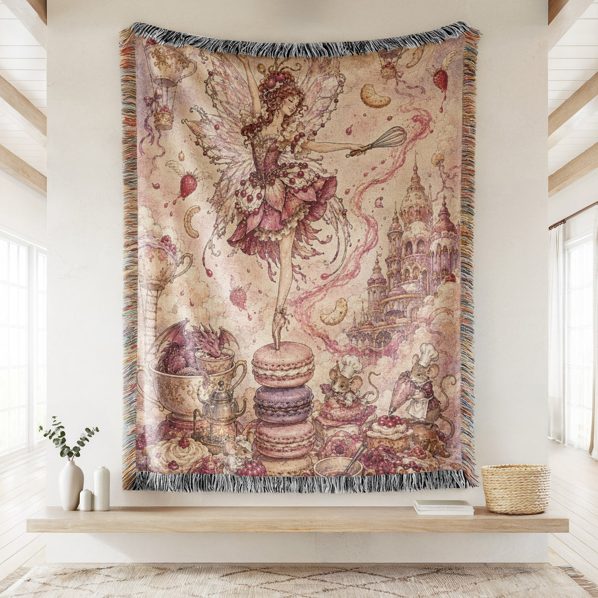 Macaron Fairy Patisserie Blanket