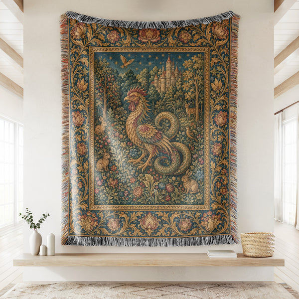 The Serpent of the Castle Garden Blanket
