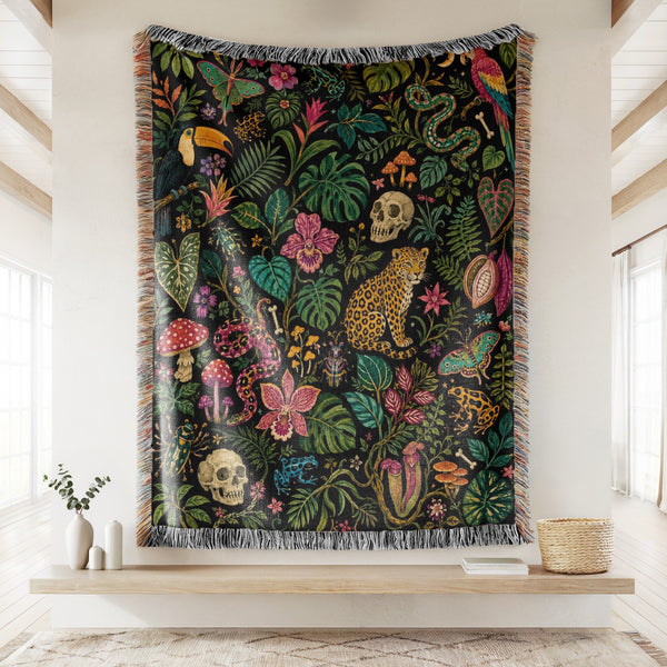 Dark Jungle Curiosities Blanket