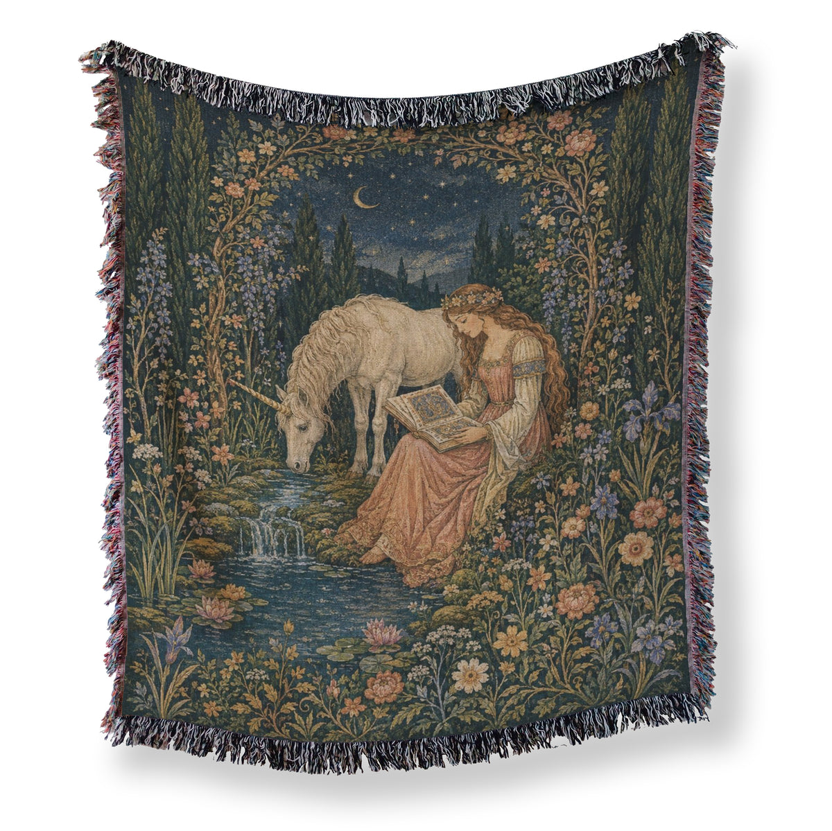 The Unicorn Reader’s Garden Blanket