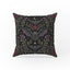 Bats in the Moon Garden – Gothic Floral Pillow