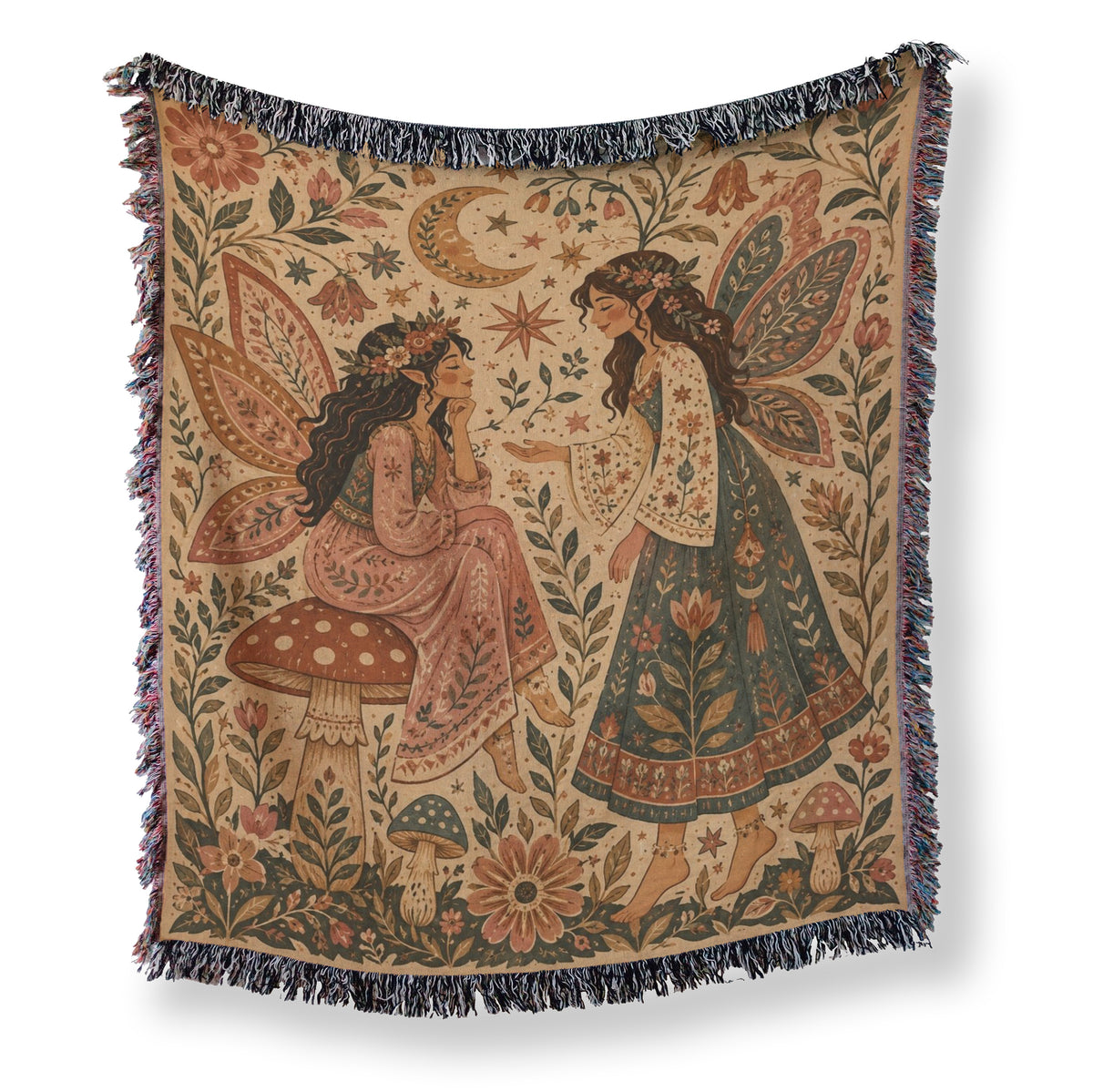 Moonlit Folk Fairies Blanket Main image