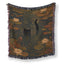 Autumn Lily Pond Black Cat Blanket