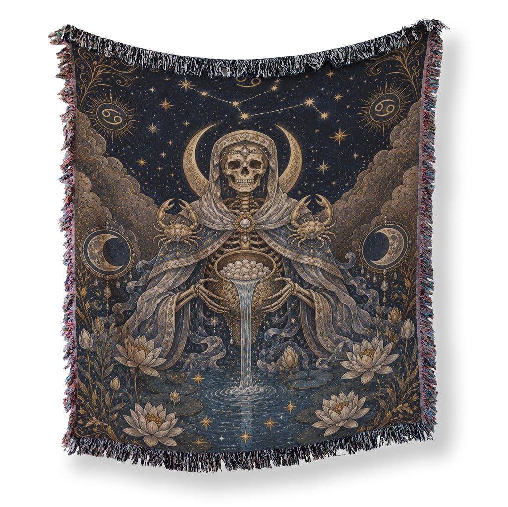 Cancer Moonwater Oracle – Gothic Zodiac Blanket