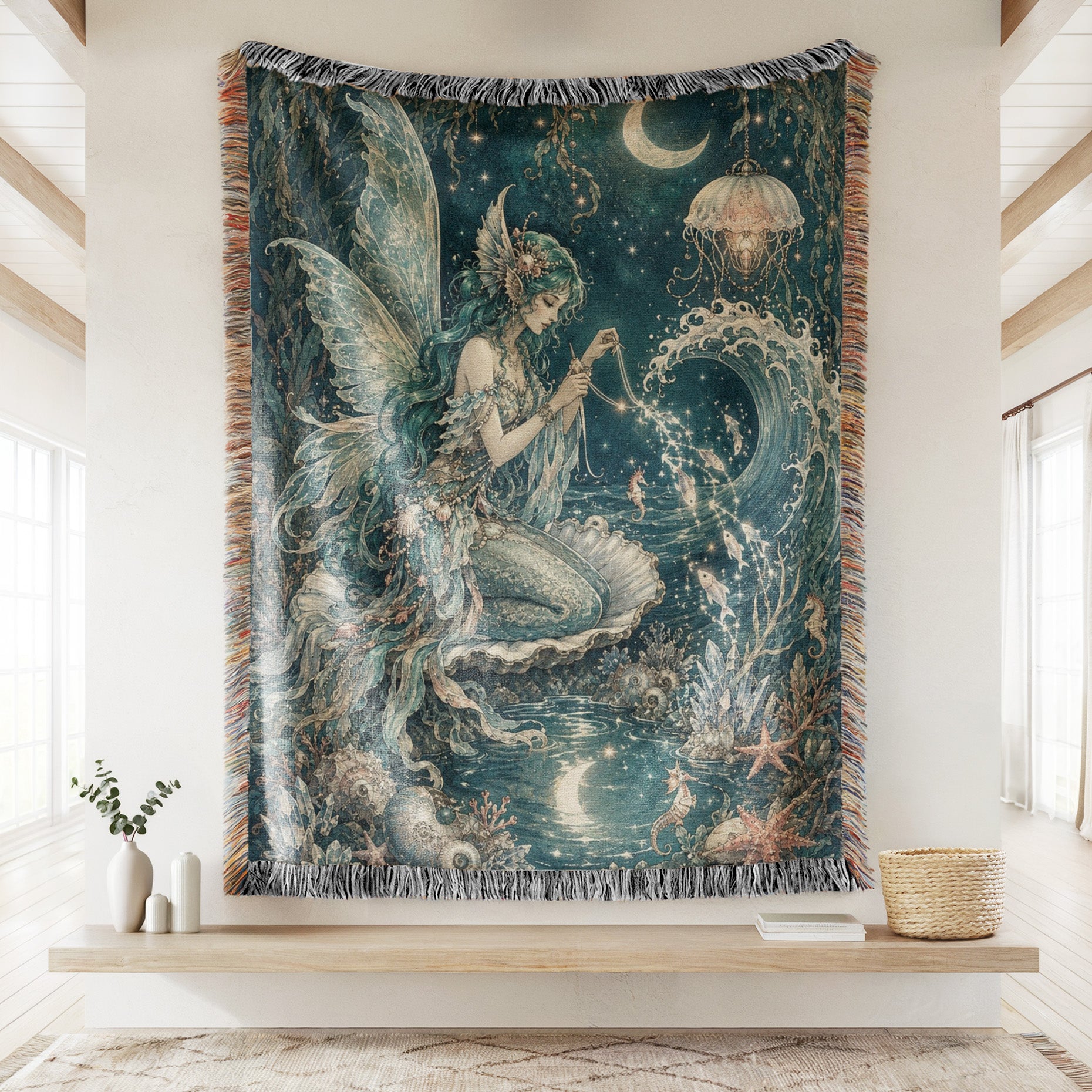 Moonlit Ocean Fairy Blanket Secondary image