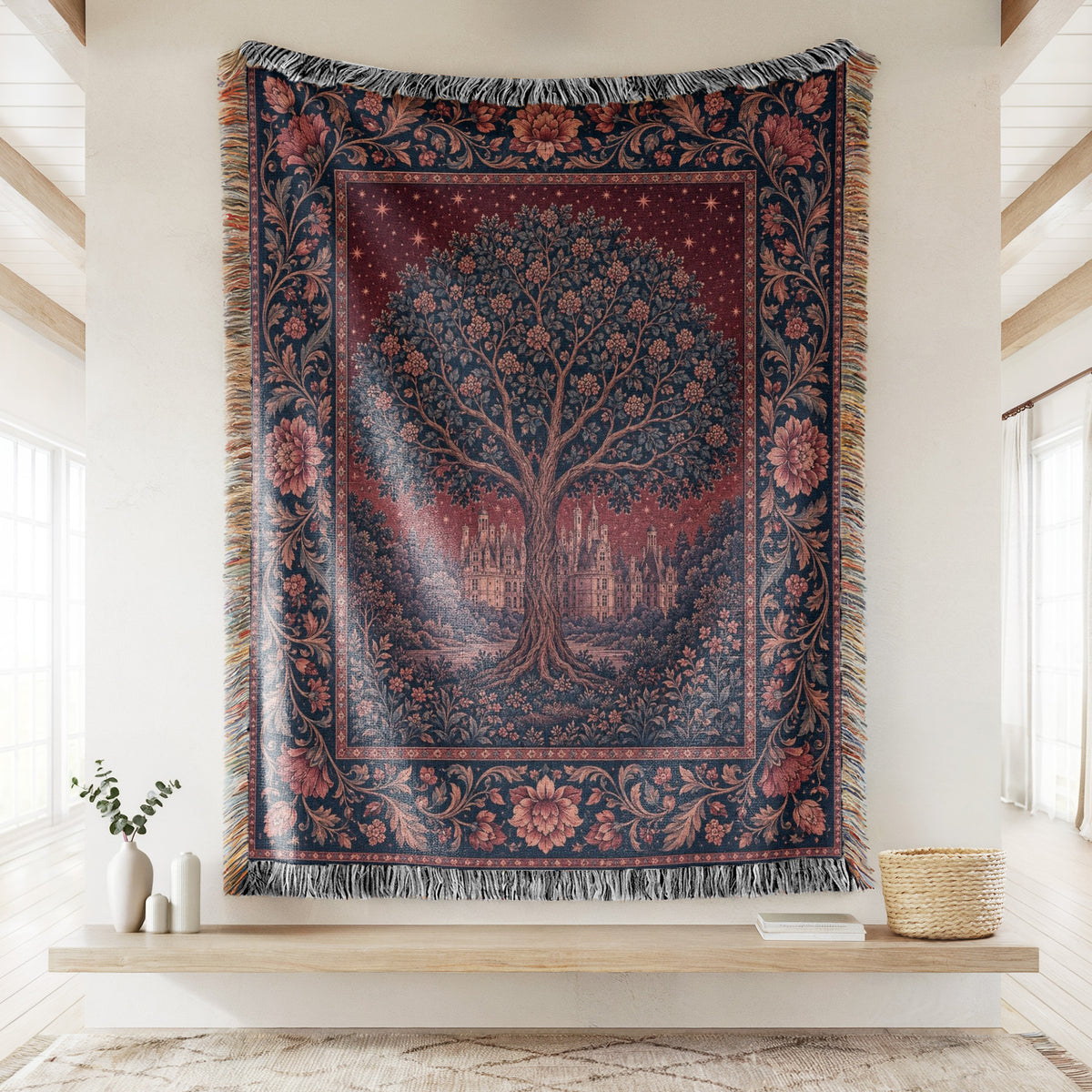Crimson Castle Grove Blanket