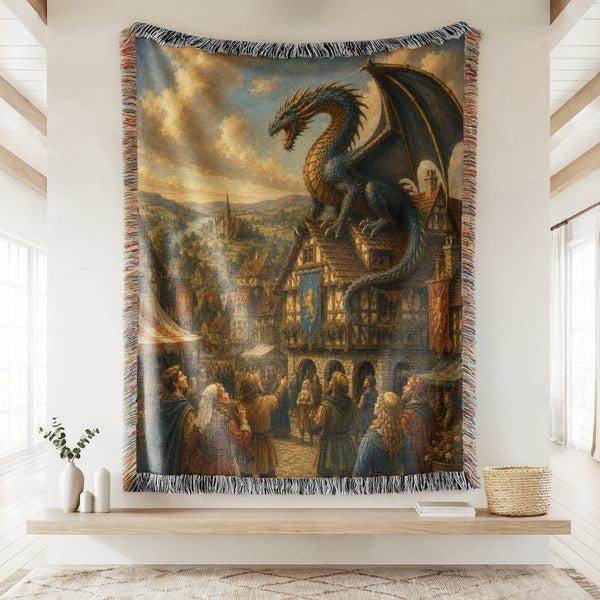 The Market Day Dragon Blanket
