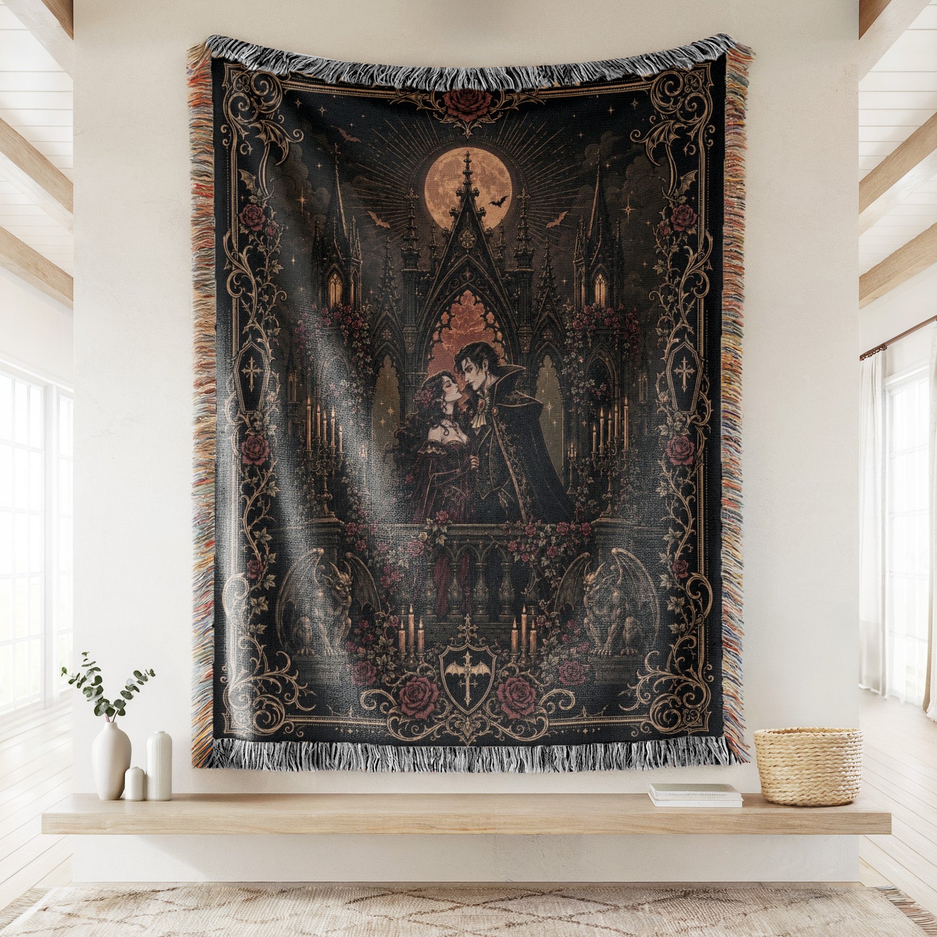 Vampire Lovers at Midnight Blanket Secondary image