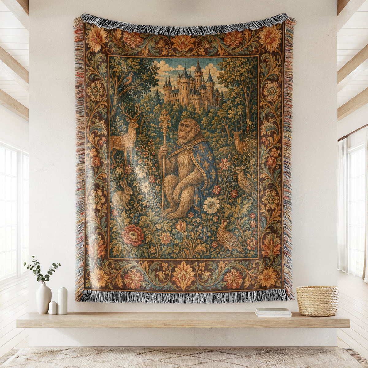 The Royal Monkey of the Garden Blanket