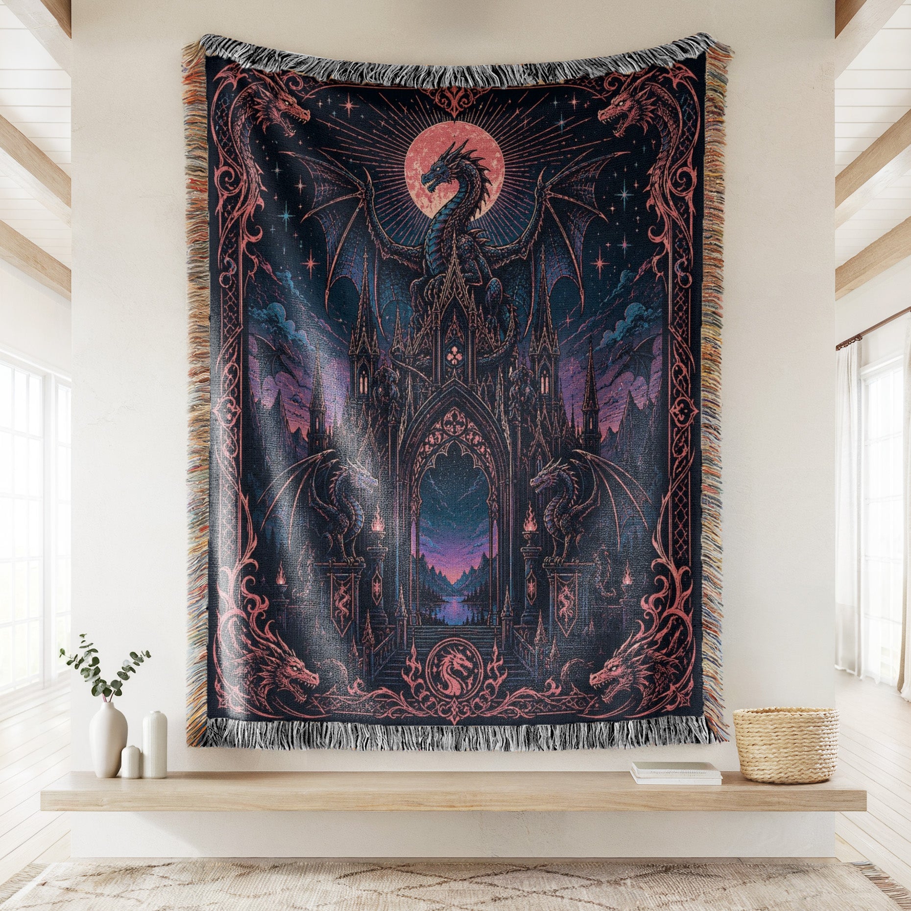 Dragon Gate of the Rose Moon Blanket Secondary image