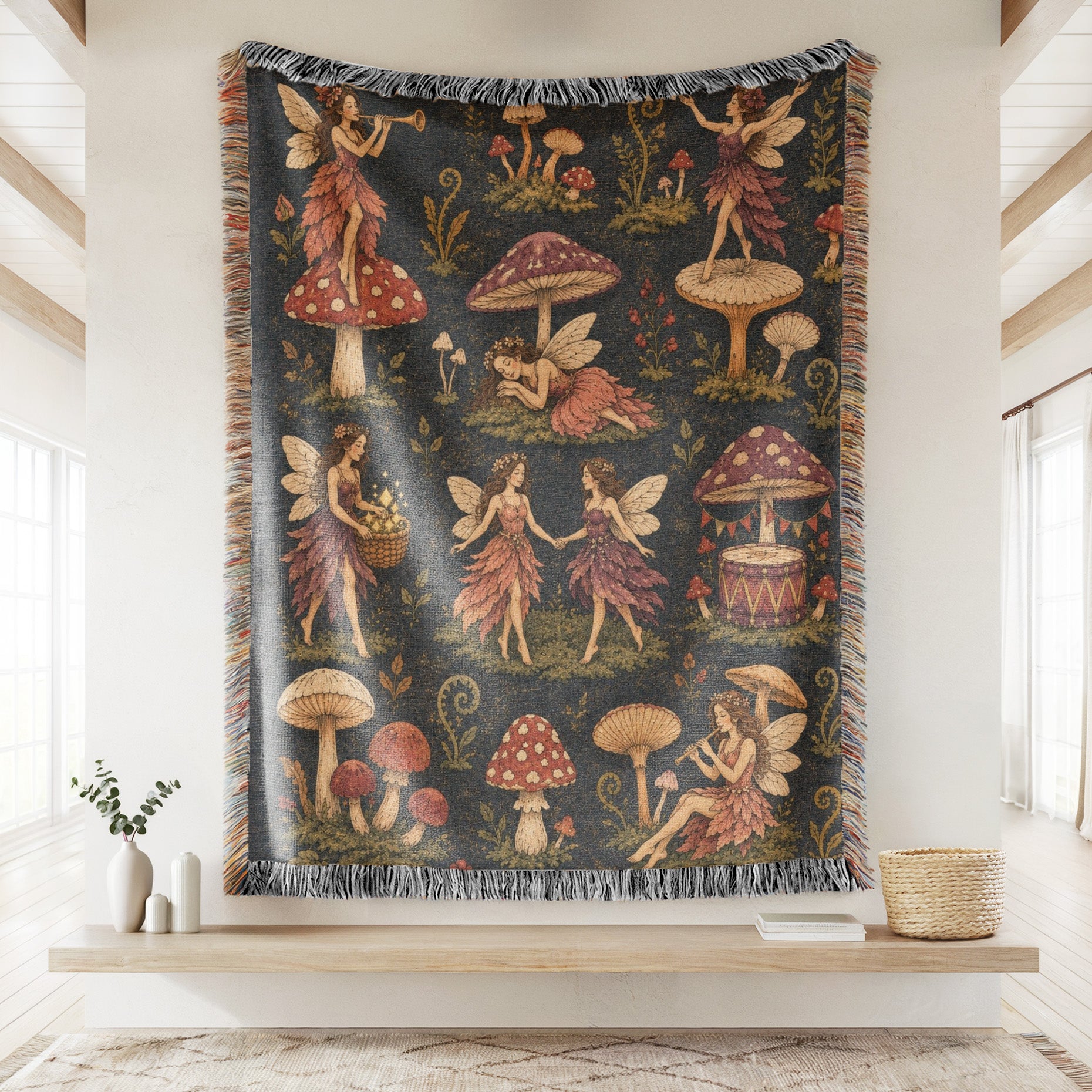 Mushroom Meadow Fairies Blanket Secondary image