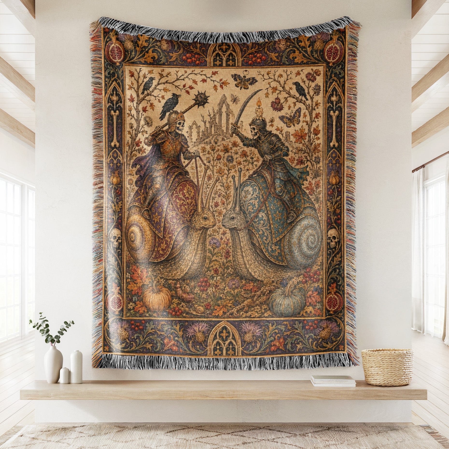 The Snail Knights’ Duel Blanket Secondary image