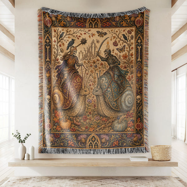 The Snail Knights’ Duel Blanket