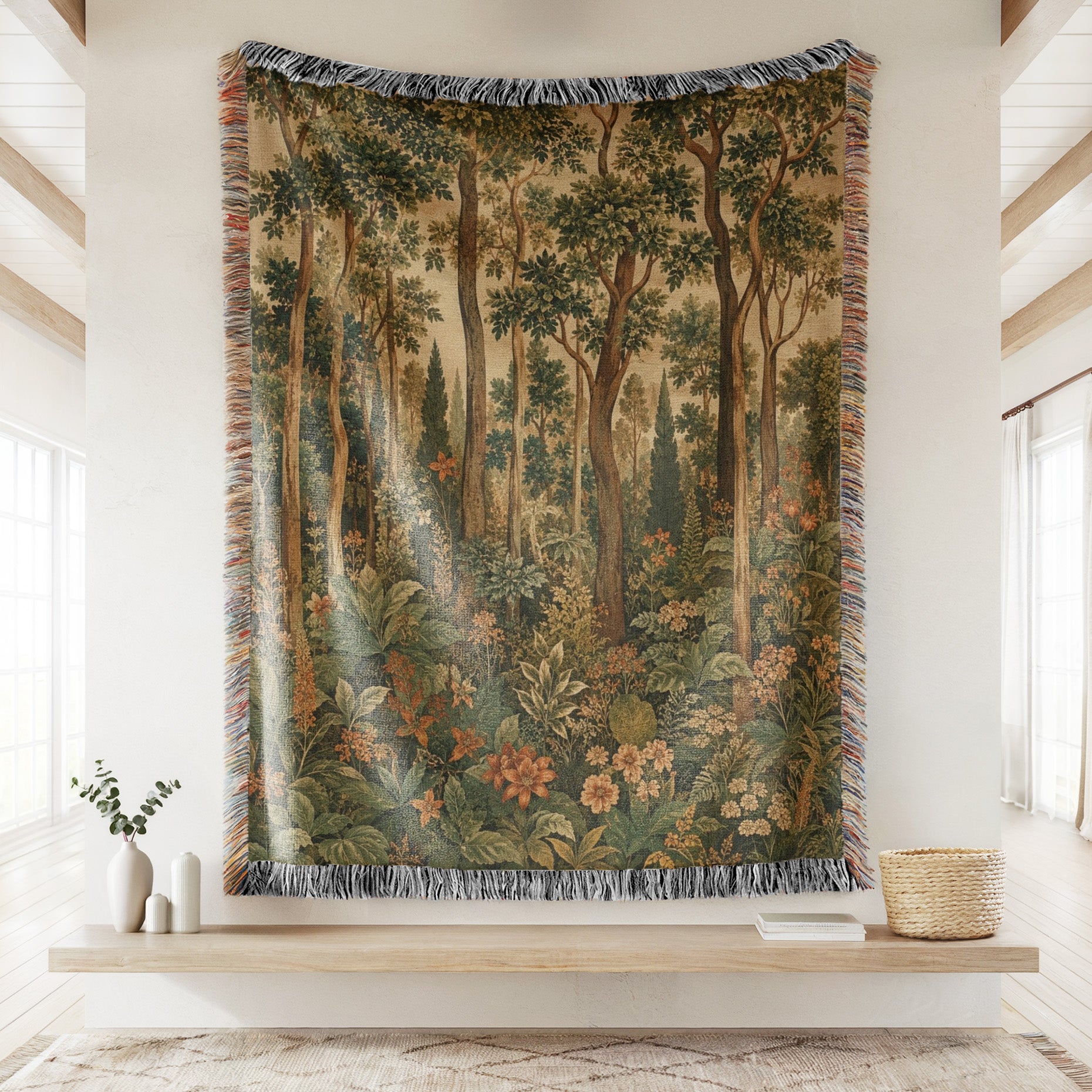 The Wildwood Garden Blanket Secondary image