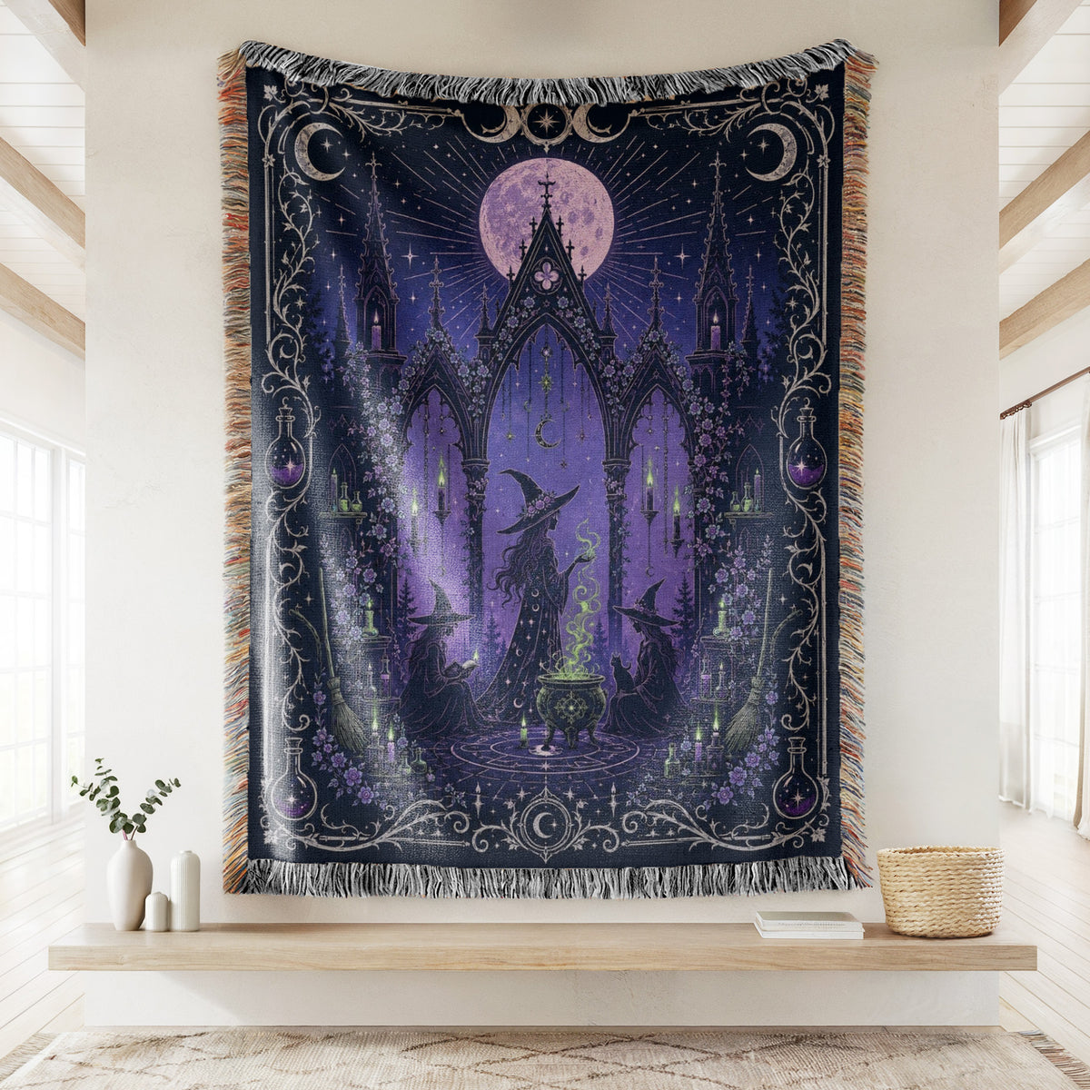 Witches of the Violet Cathedral Blanket