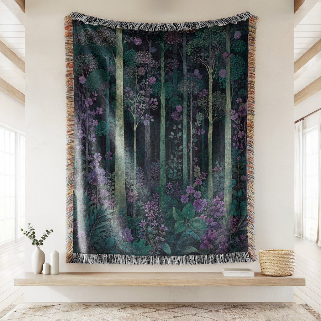 The Violet Woodland Blanket
