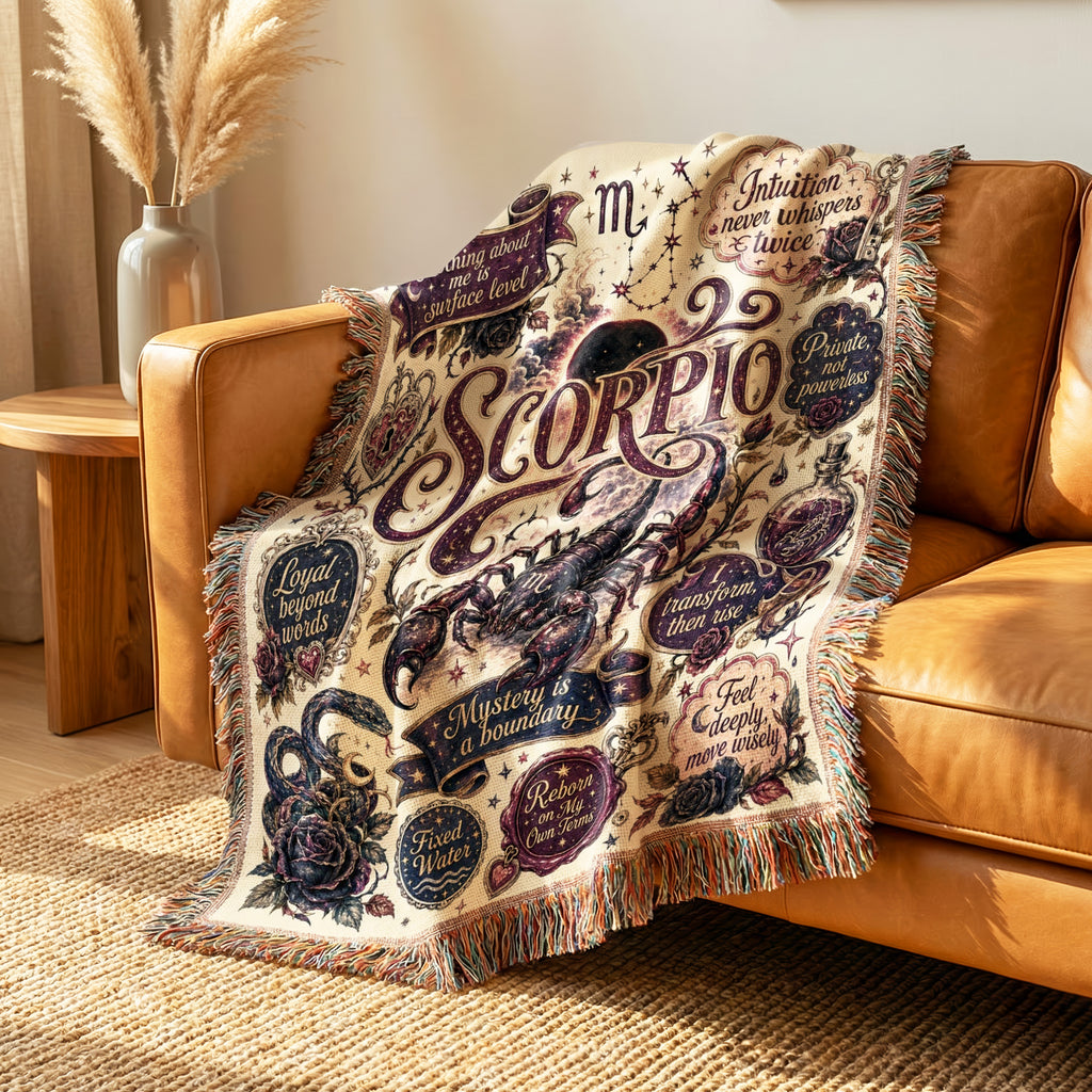 Scorpio – Velvet Mystery Zodiac Blanket
