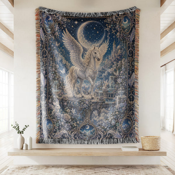 Celestial Pegasus Kingdom Blanket