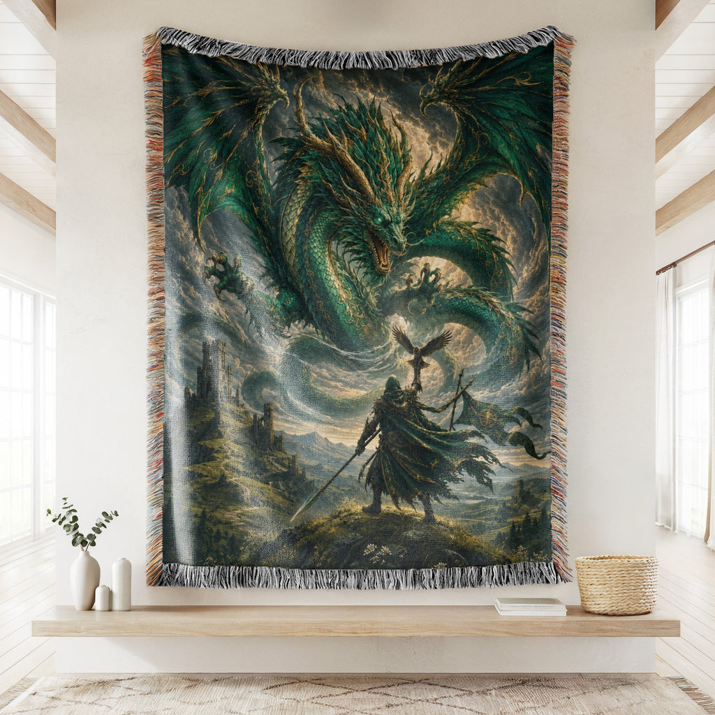 The Stormborn Dragon Knight Blanket