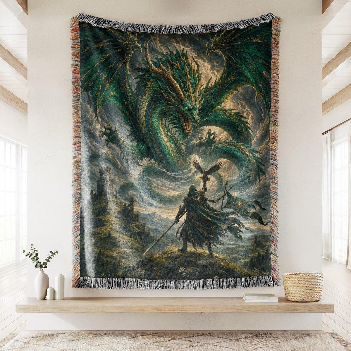 The Stormborn Dragon Knight Blanket